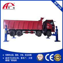 大车四柱鳌福厂家供应30T横梁举升机重型卡车维修保养重型汽车