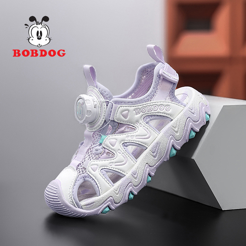 Babudou zapatos para niños sandalias Baotou para niños 2025 verano nuevo estilo sandalias deportivas para niños medianos y grandes sandalias para niñas