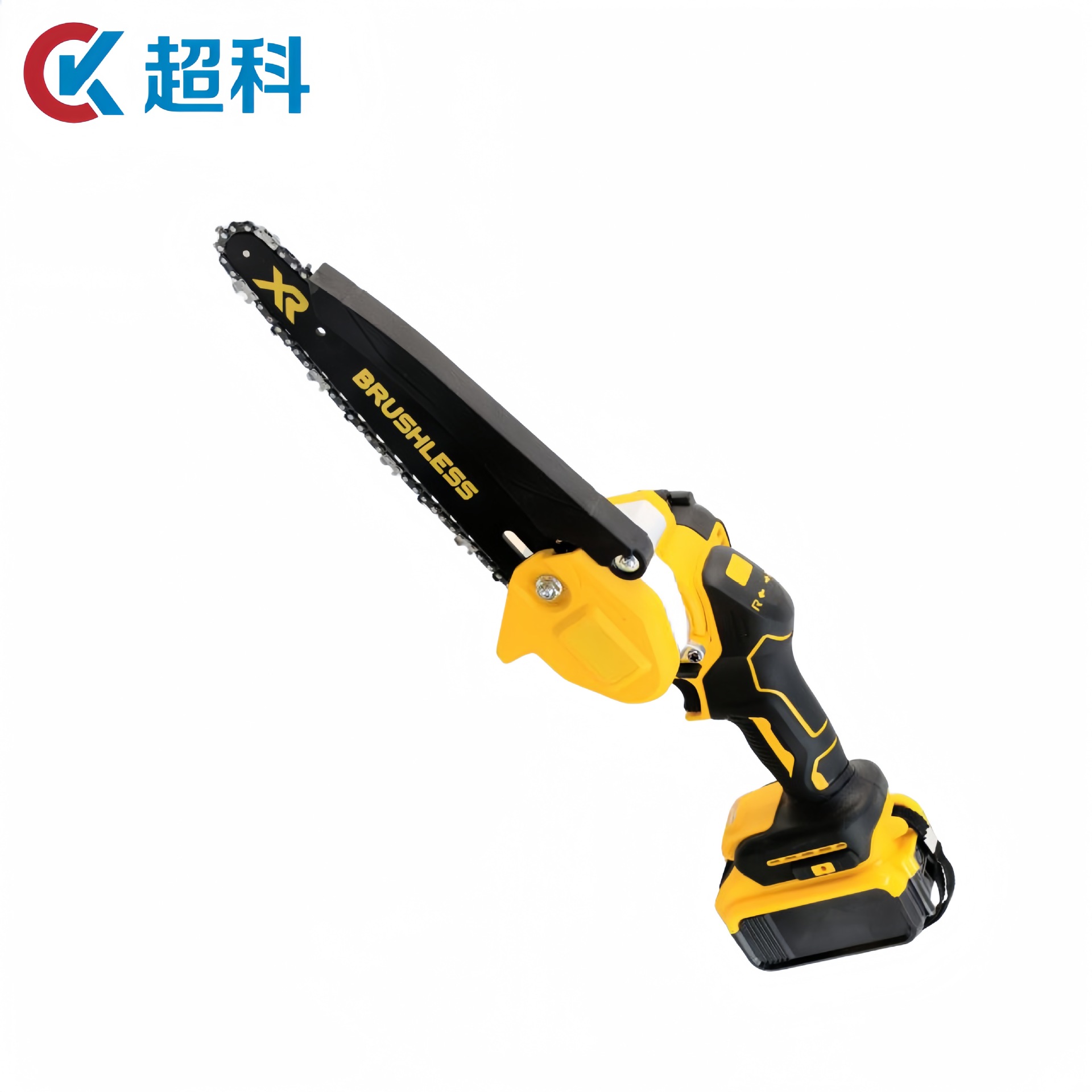 无刷锂电电锯充电式户外家用小型手持锯柴电链锯手电锯伐木锯