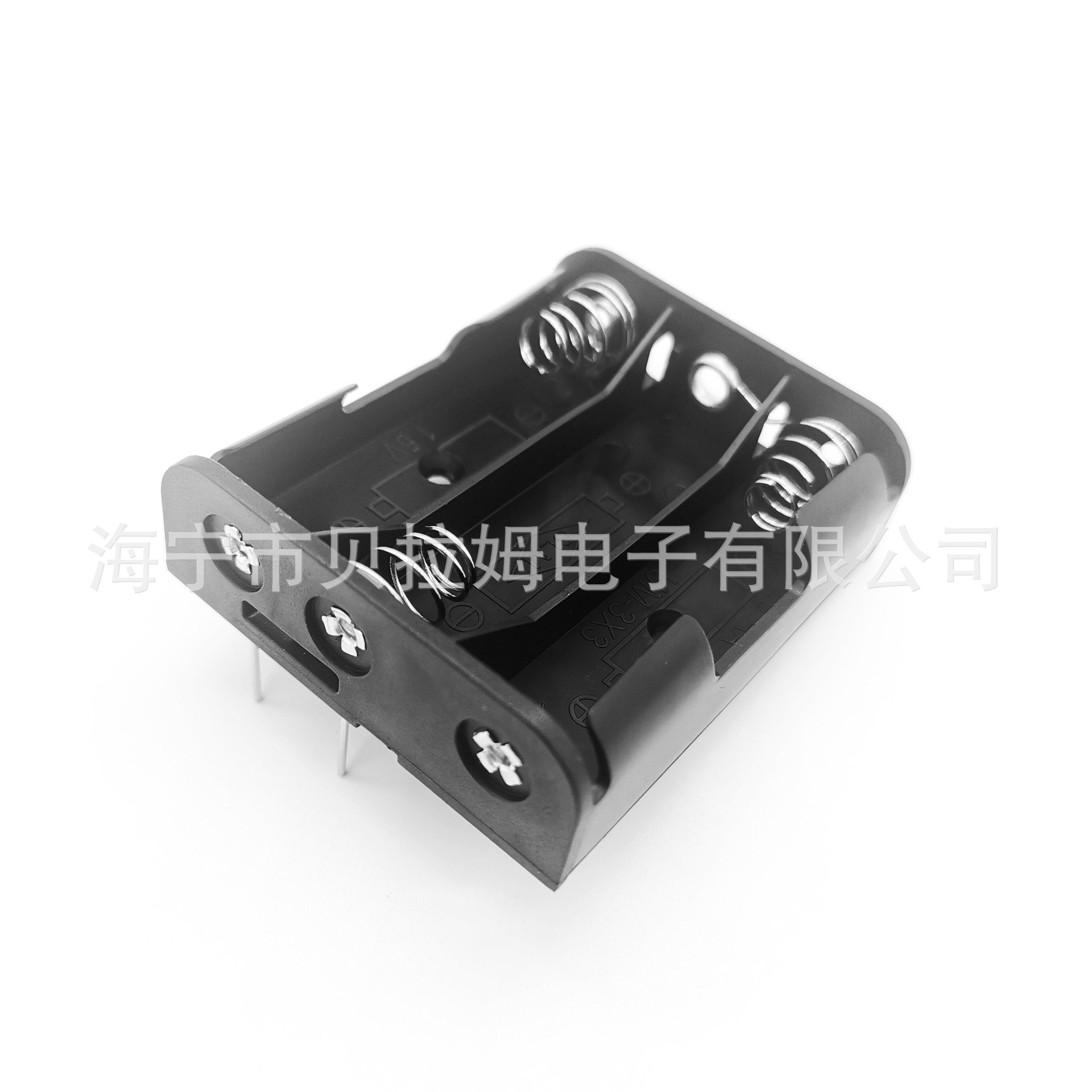 3AA五号三节PCB插针电池盒
