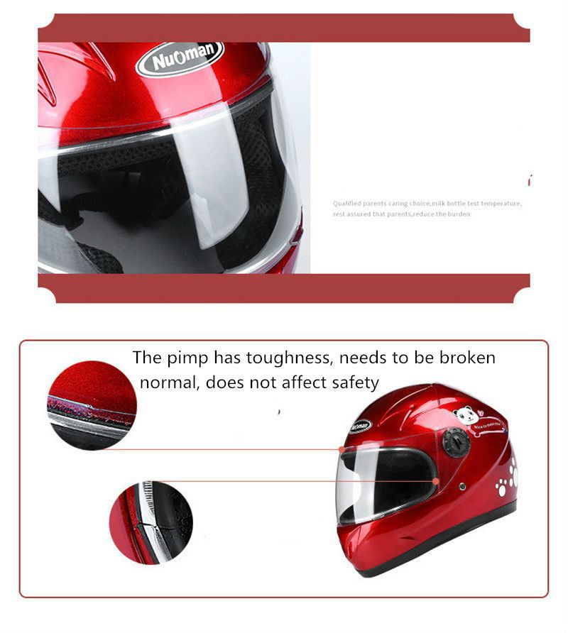 Black Electric Car 3-8 Year Old Children's Helmet Winter Cartoon Safety