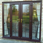 华康达断桥铝合金平开门双层钢化隔音隔热玻璃家装工程门窗