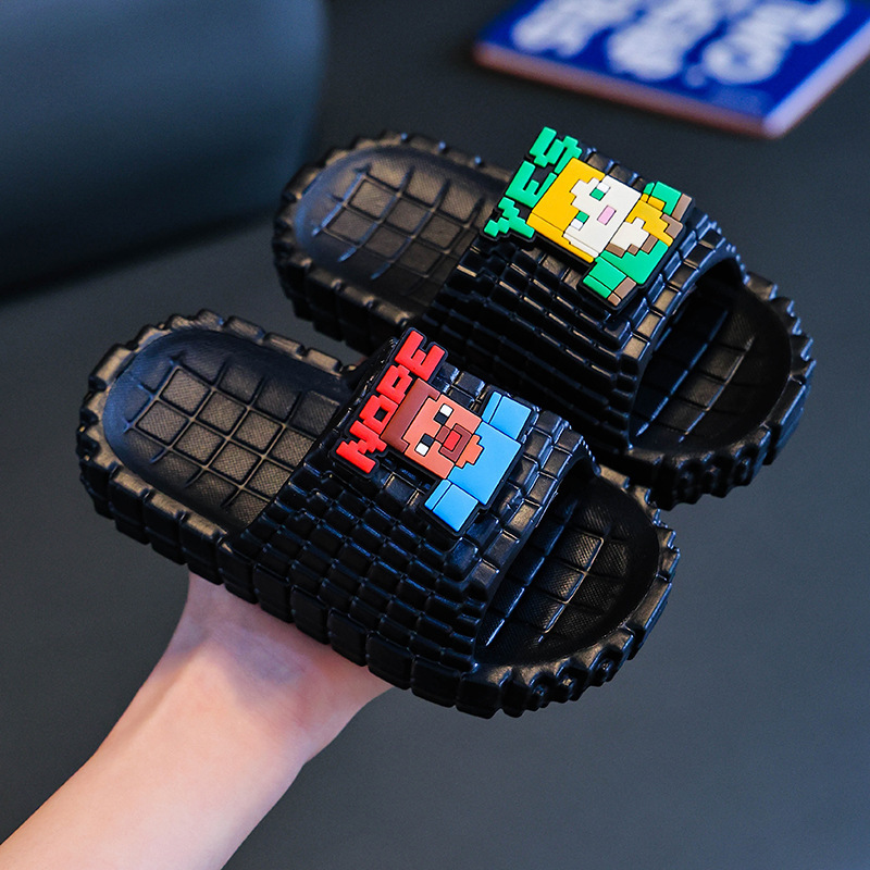 My World Eva New Summer Slippers, Cute Cartoon Slippers for Boys and Girls, Outdoor and Home Non-Slip Slippers