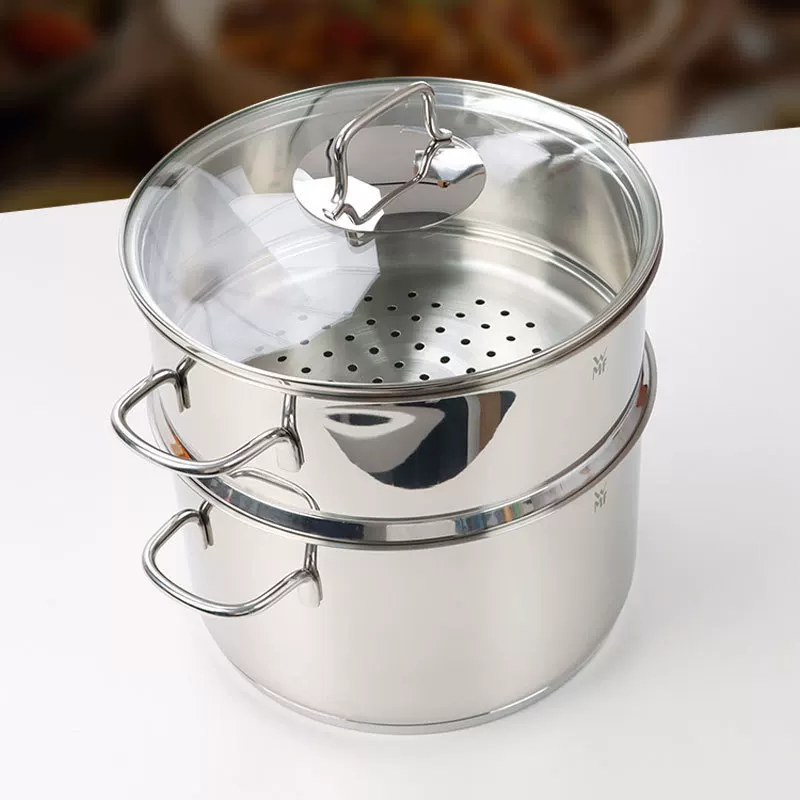 Design double-layer steamer stainless steel, Germany, increased thickness