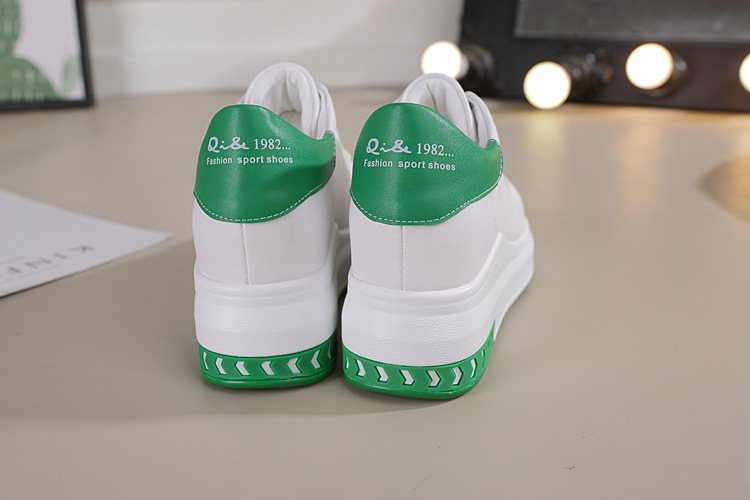 Baskets basses femme blanches compensées imperméables antidérapantes_voghion.com