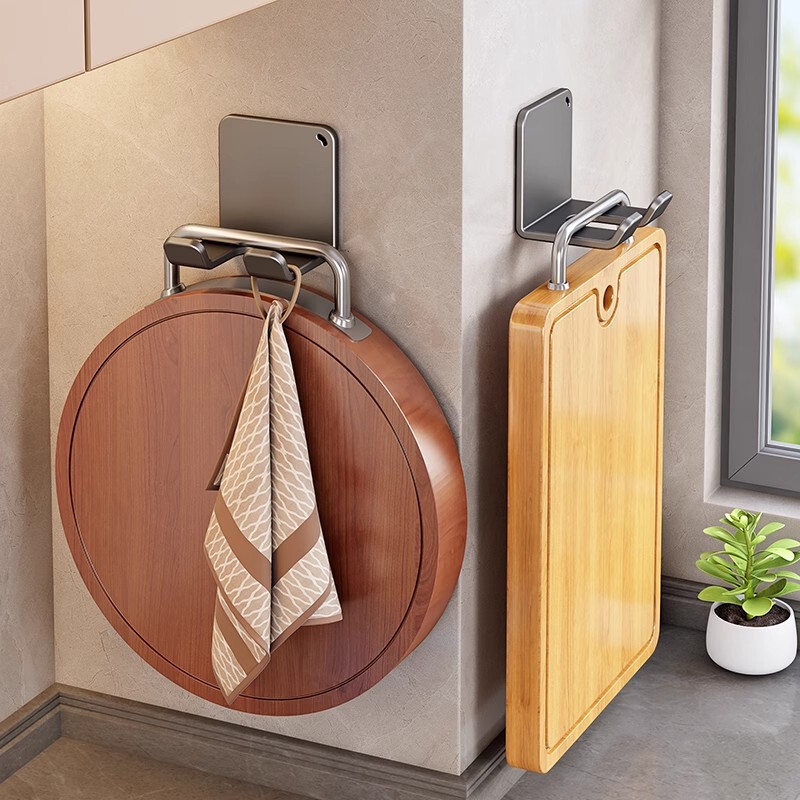 Nai Baibang Kitchen Cutting Board Hook, No-Drill Chopping Board Storage Rack, Chopping Board Organizer, Kitchen Utensil Hook Nai Baibang Kitchen Cutting Board Hook, No-Drill Chopping Board Storage Rack, Chopping Board Organizer, Kitchen Utensil Hook