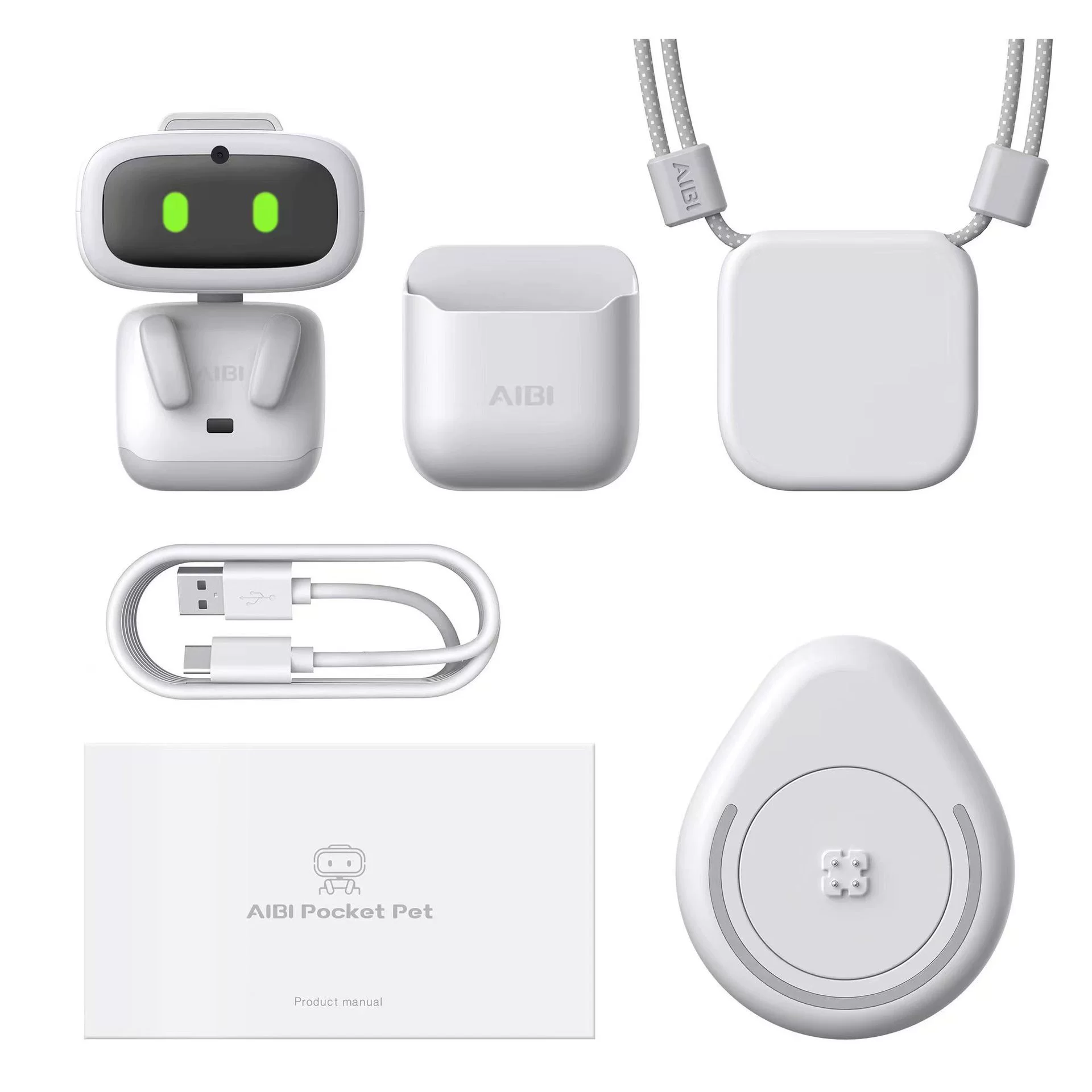 Pocket robot, artificial smart CCTV camera, (Physicals), pet