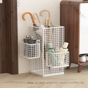 Entrance Door Commercial Umbrella Storage Umbrella Storage Rack Large Capacity Umbrella Rack Household Umbrella Bucket Storage Rack