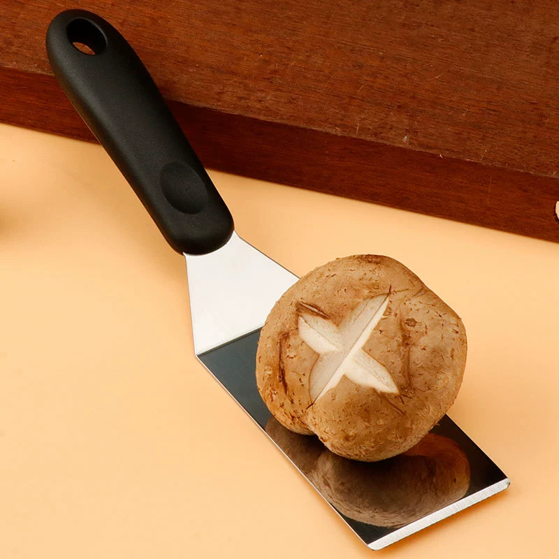 Лопатка для блинов и фруктов из нержавеющей стали, для жарки Teppanyaki и стейков, японская кухонная лопатка, кухонный инструмент