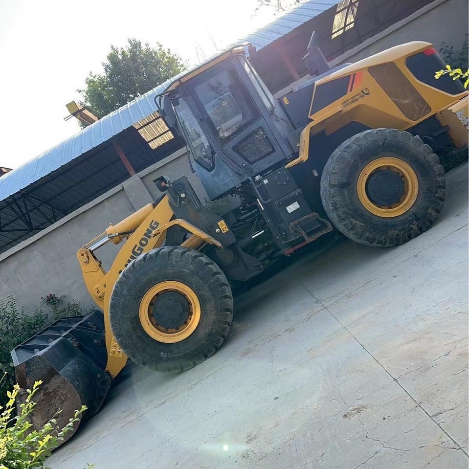 Exportación de línea especial de comercio exterior de segunda mano cargador de sauce 856 956 966 855 gran tonelaje carretilla elevadora