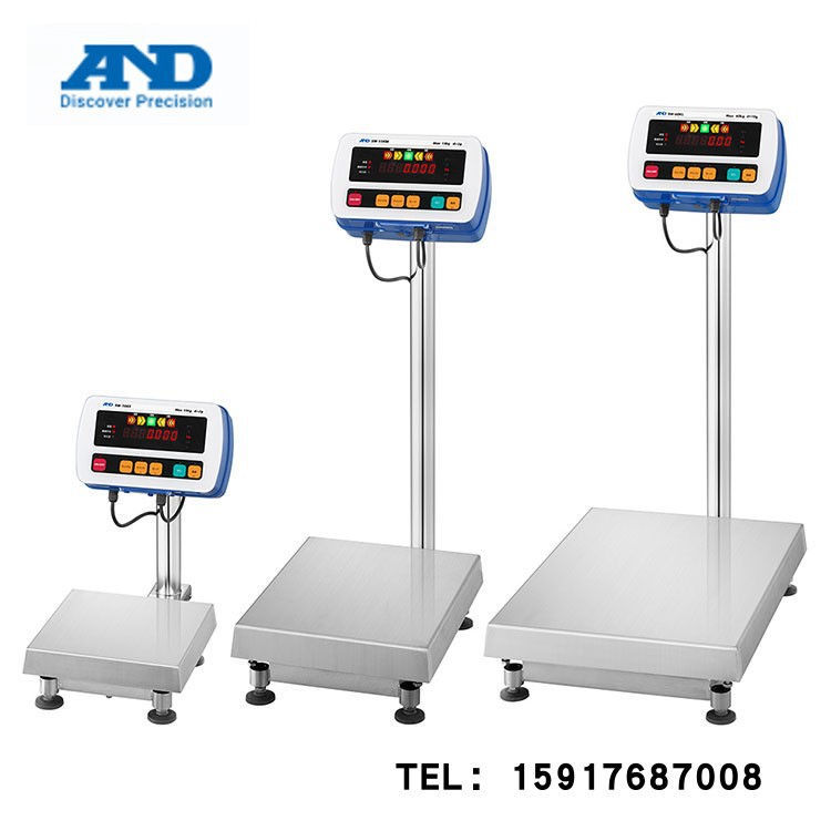 日本AND防尘防水秤 SW-6KS;SW-15KM;SW-30KM;SW-60KM 原装平台秤