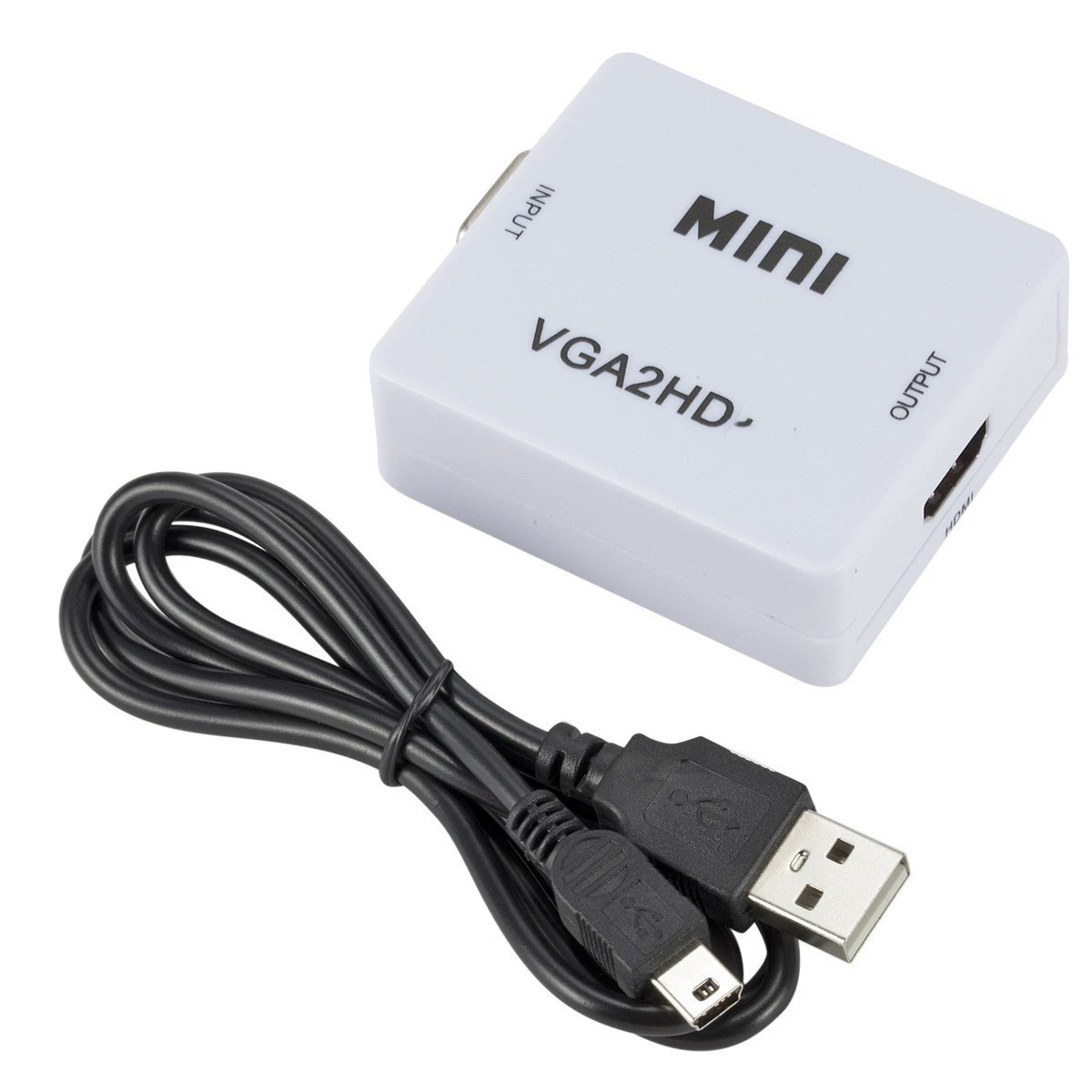 MINI VGA в HDTV конвертер VGA в HD 1080P проигрыватель переключатель VGA