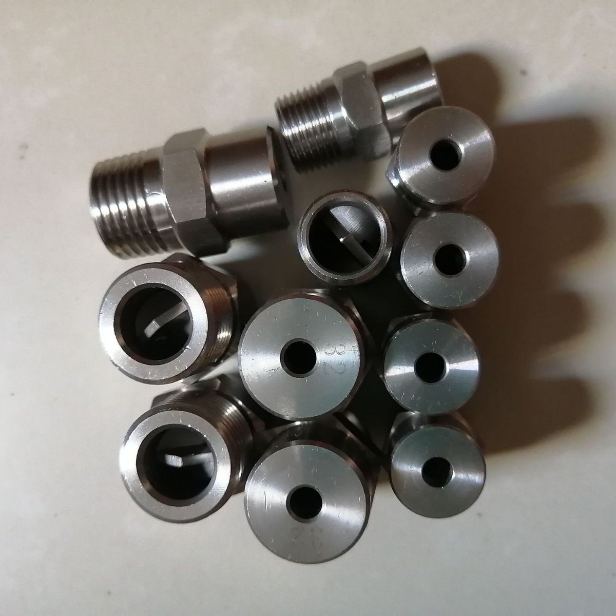 海宁县1/4圆锥形雾化加湿除尘工业喷嘴 304不锈钢喷头