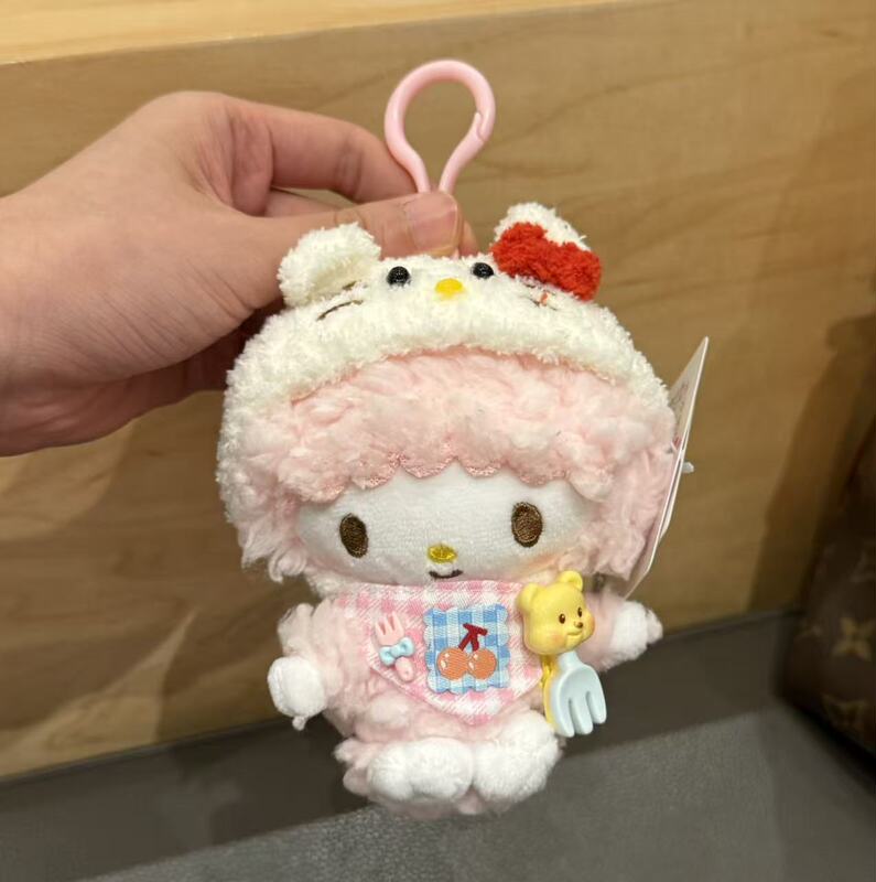 本物のピアノ子羊コアラセット高価値バッグペンダントキーホルダーかわいいぬいぐるみペンダント|undefined