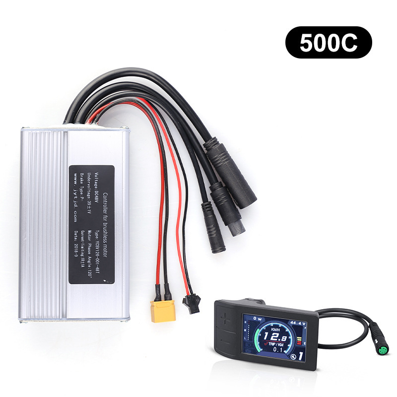 36v48v350w电助力自行车LCD液晶仪表500C正弦波控制器电量显示器