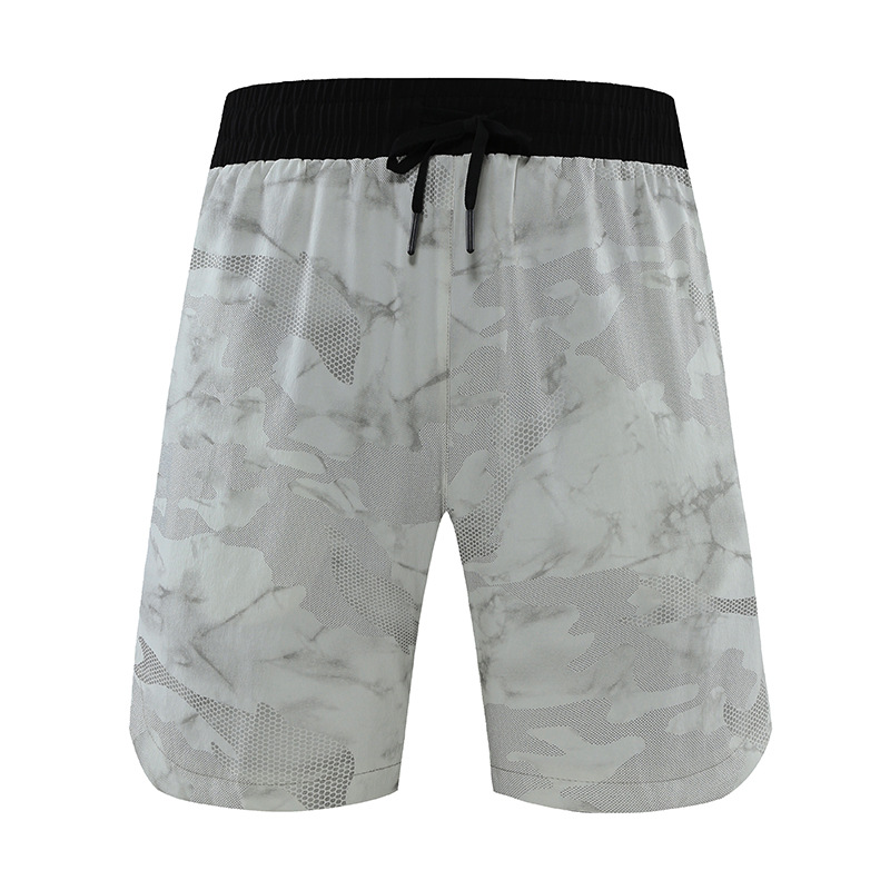 Pantalones cortos deportivos de fitness al aire libre de los hombres de verano moda Pájaro casa casual suelta transpirable pantalones cortos de secado rápido