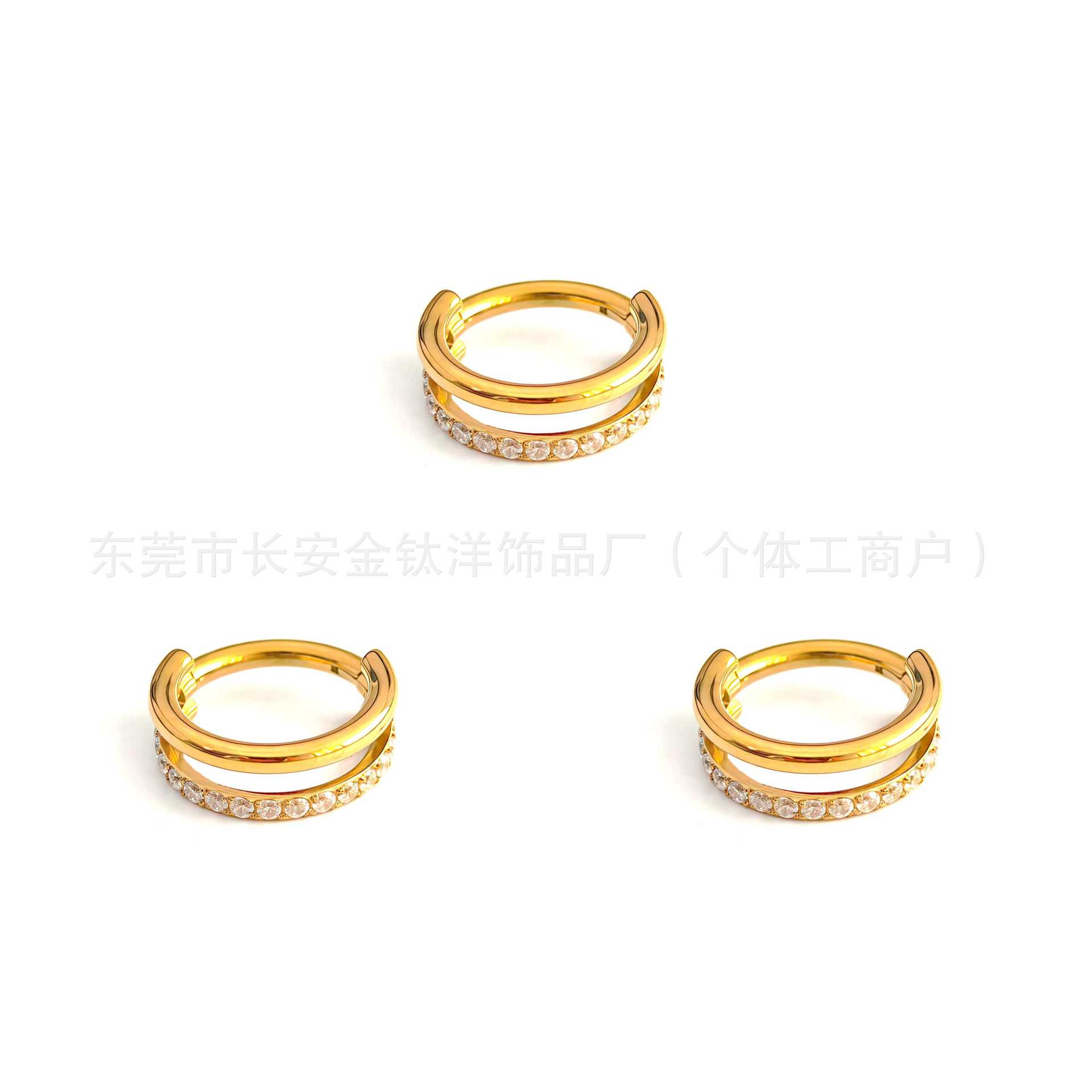 Labret piercing jewelry detail image