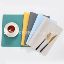 多款多色防水硅膠餐墊隔熱墊書桌墊學生兒童防滑餐桌墊可定logo