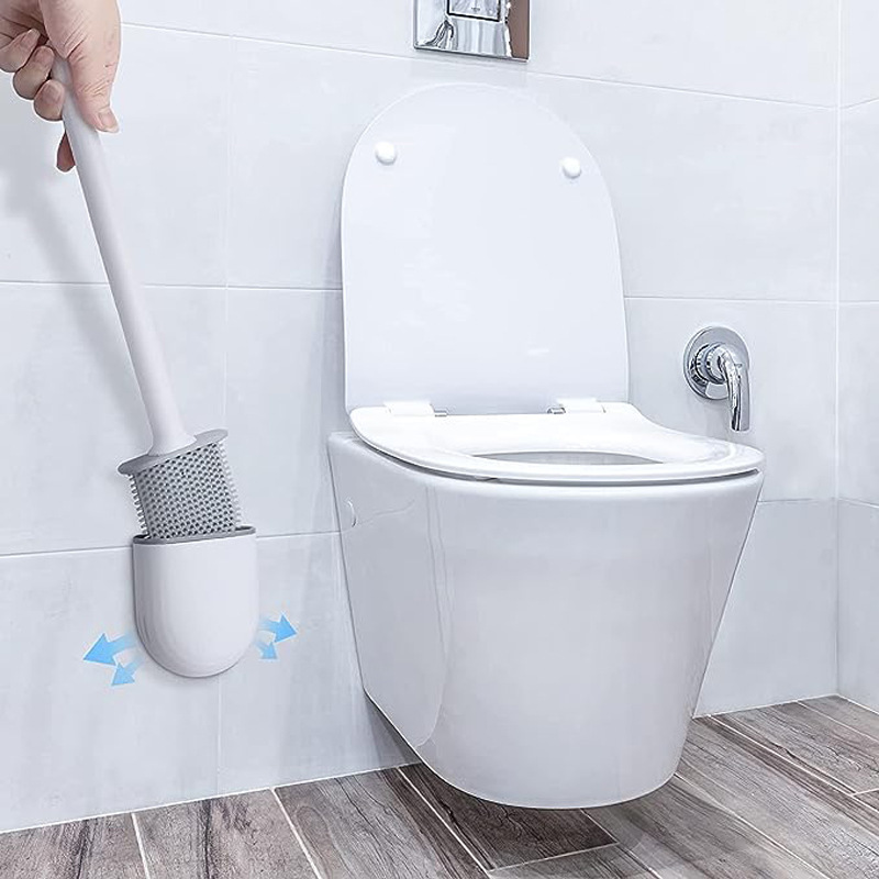 Venta caliente transfronteriza Cepillo de baño desmontable Cepillo de baño con base Pared TPR cepillo de limpieza Temu generación pelo