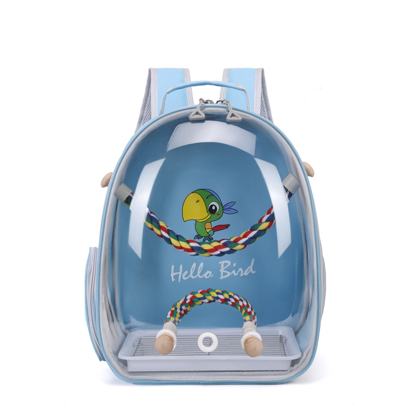 Hola novia bolsa de pájaros bolsa de loros bolsa de hombro mochila porosa transpirable portátil máquina de almacenamiento de cenizas piel de tigre de xuanfeng