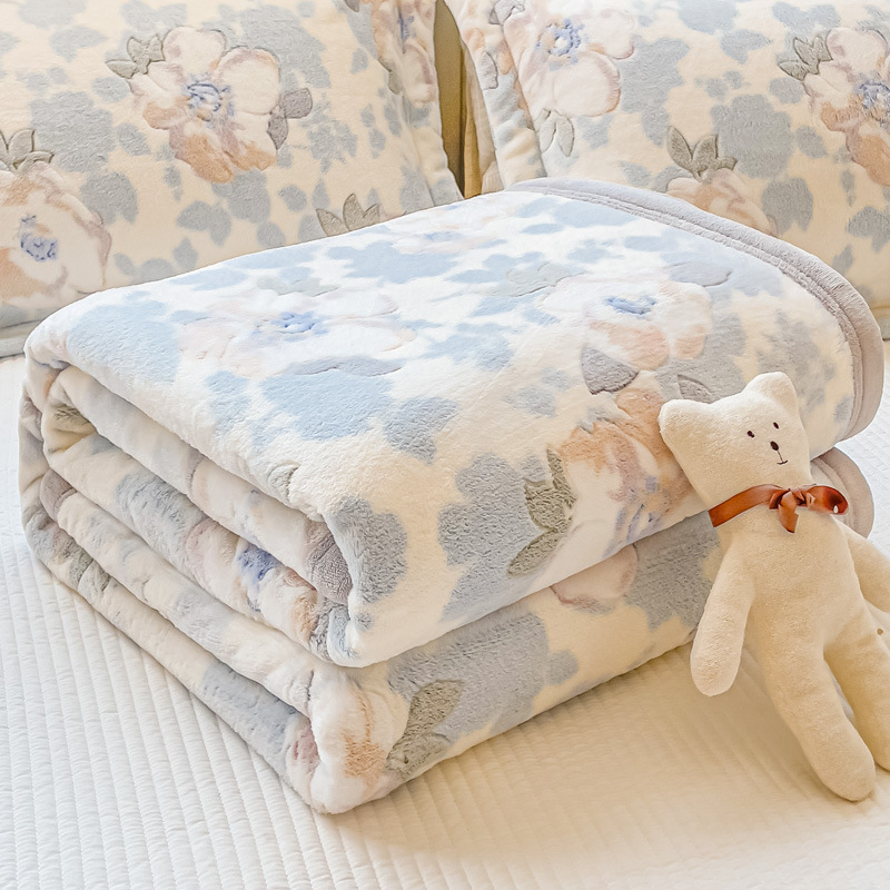 Frida invierno grueso mantas de lana de coral mantas de siesta mantas de almuerzo de oficina mantas de copo de nieve gruesas mantas de lana