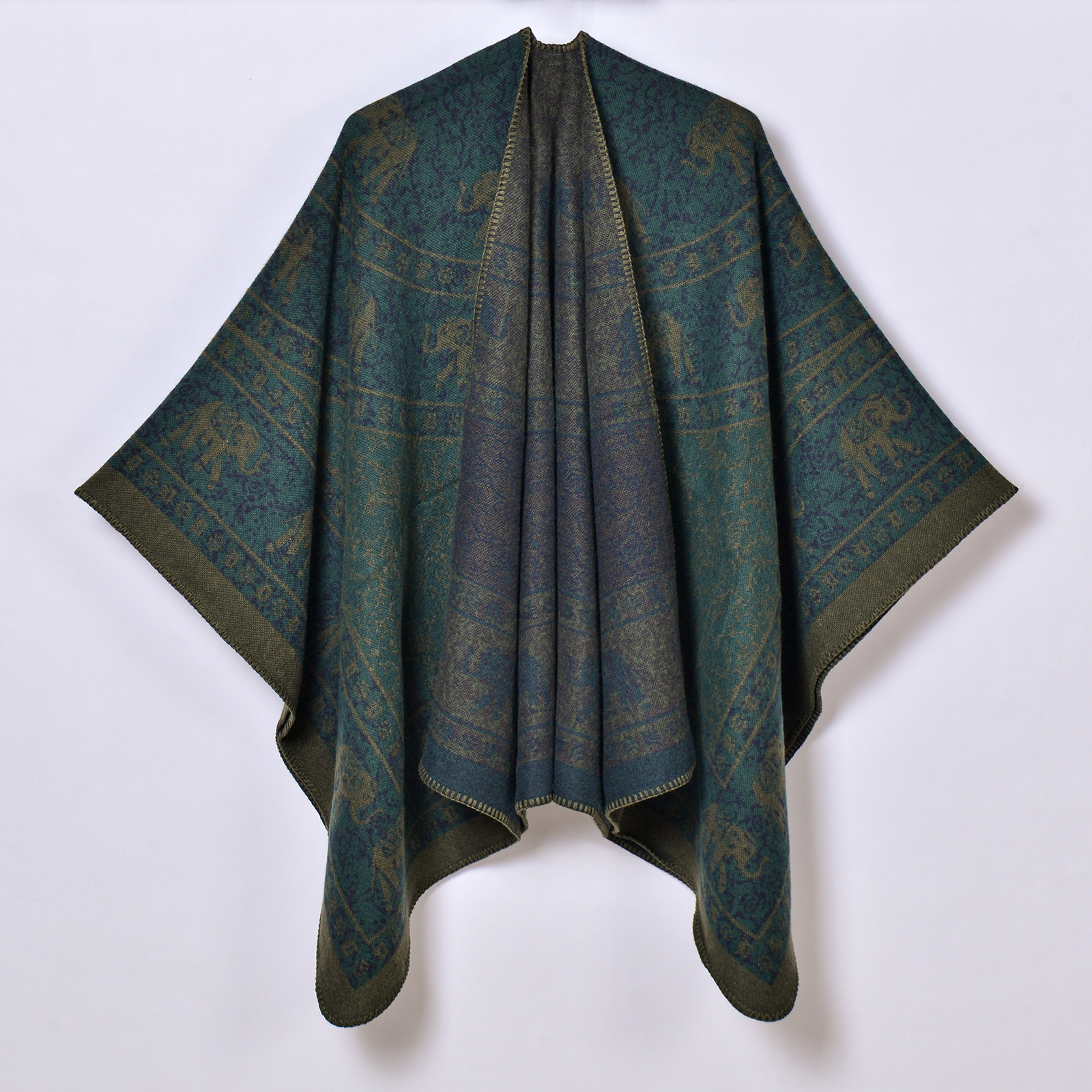 retro ethnic warm cloak