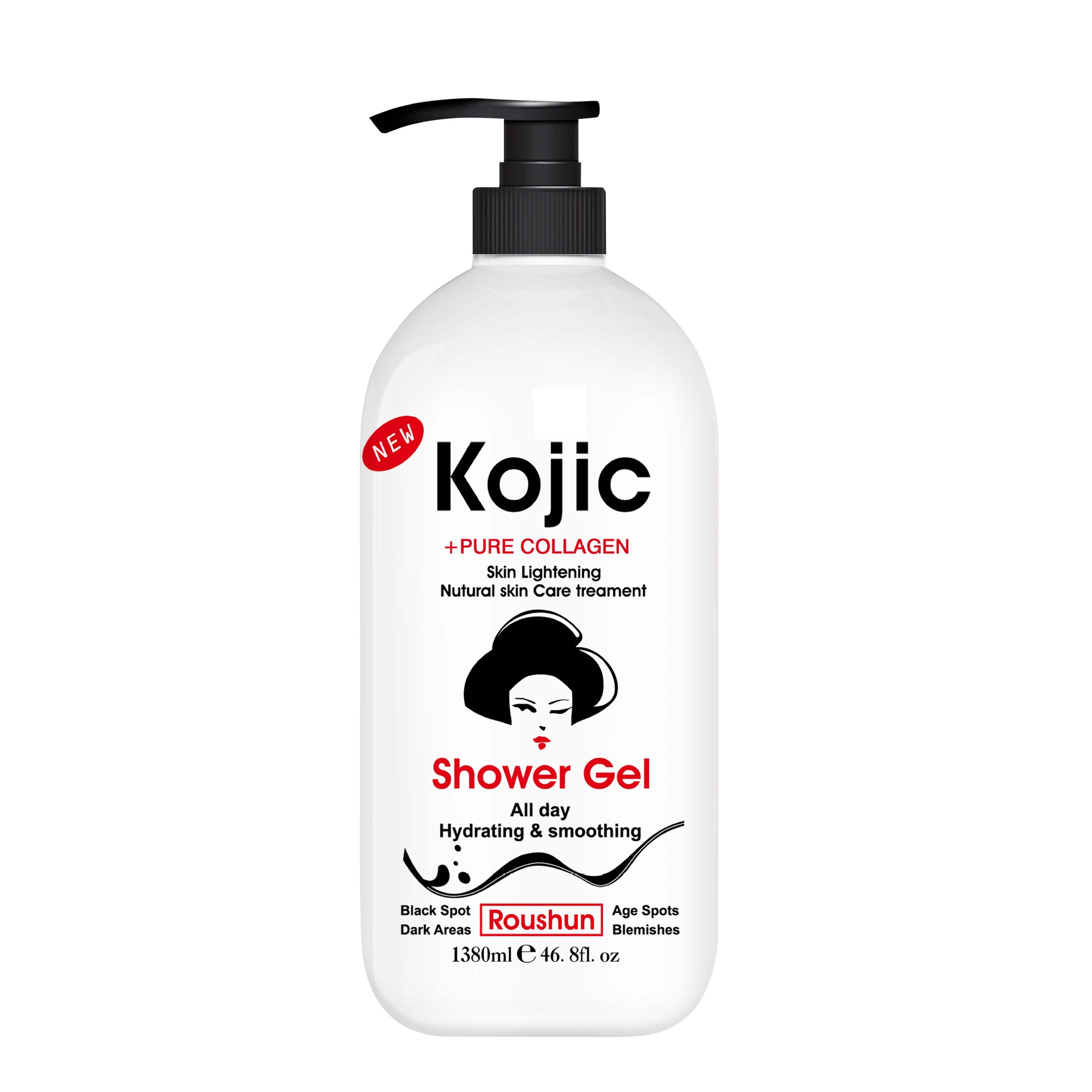ROUSHUN Kojic acid shower gel