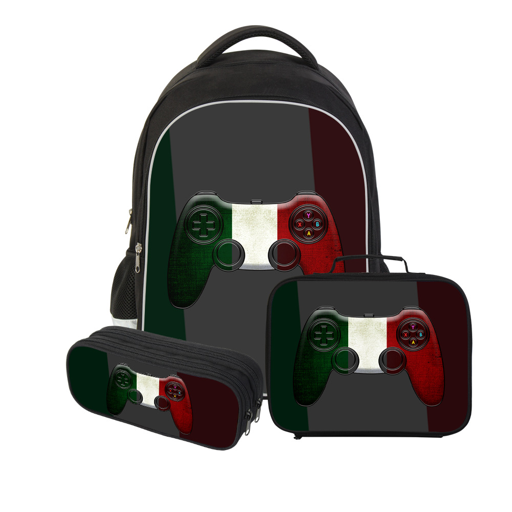 더블 백팩 3 피스 세트-이탈리아 국기