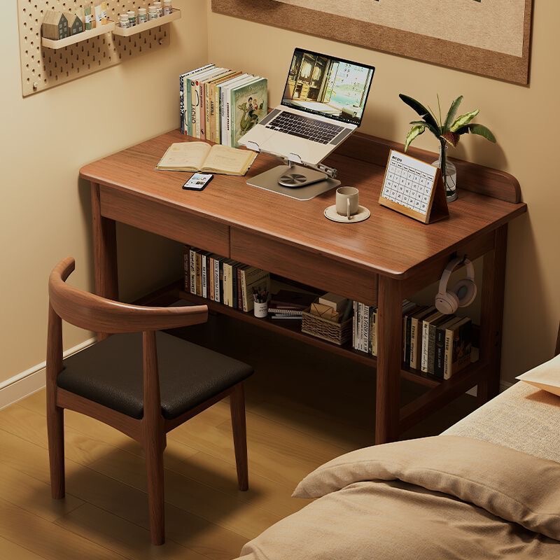 Solid wood computer desk, home study desk, office desk, simple gaming desk, mobile bedside table, bedroom computer desk Solid wood computer desk, home study desk, office desk, simple gaming desk, mobile bedside table, bedroom computer desk