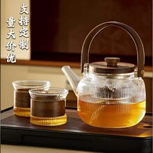 高硼硅耐热茶壶防烫隔热玻璃茶杯家用耐热喝茶杯功夫茶杯茶壶套装