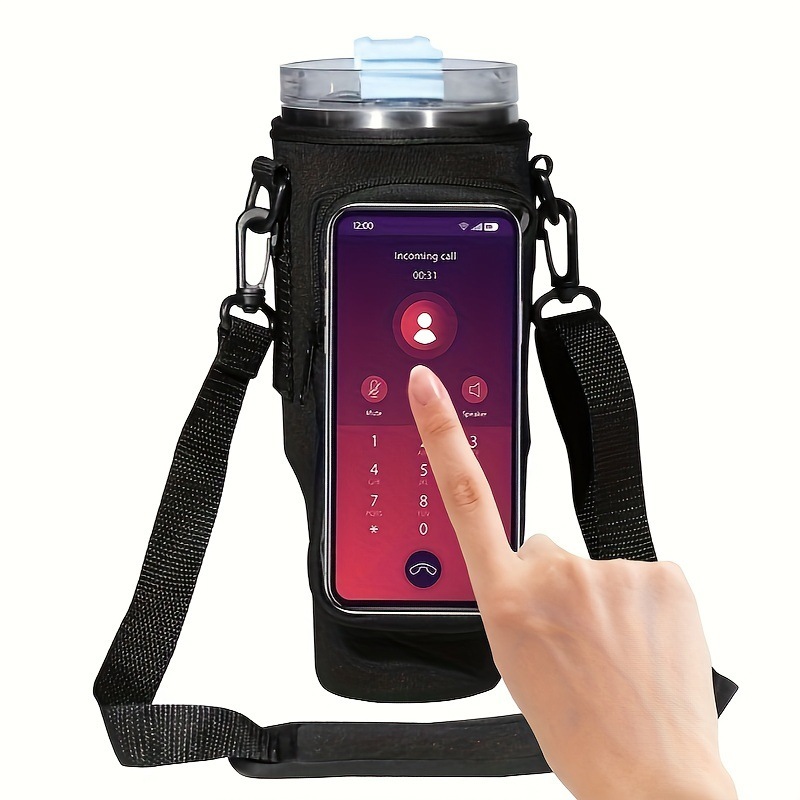 Home & Garden Spot neoprene 40OZ handle ice cup beverage water cup beer car insulation portable bottle set cup bag_voghion.com