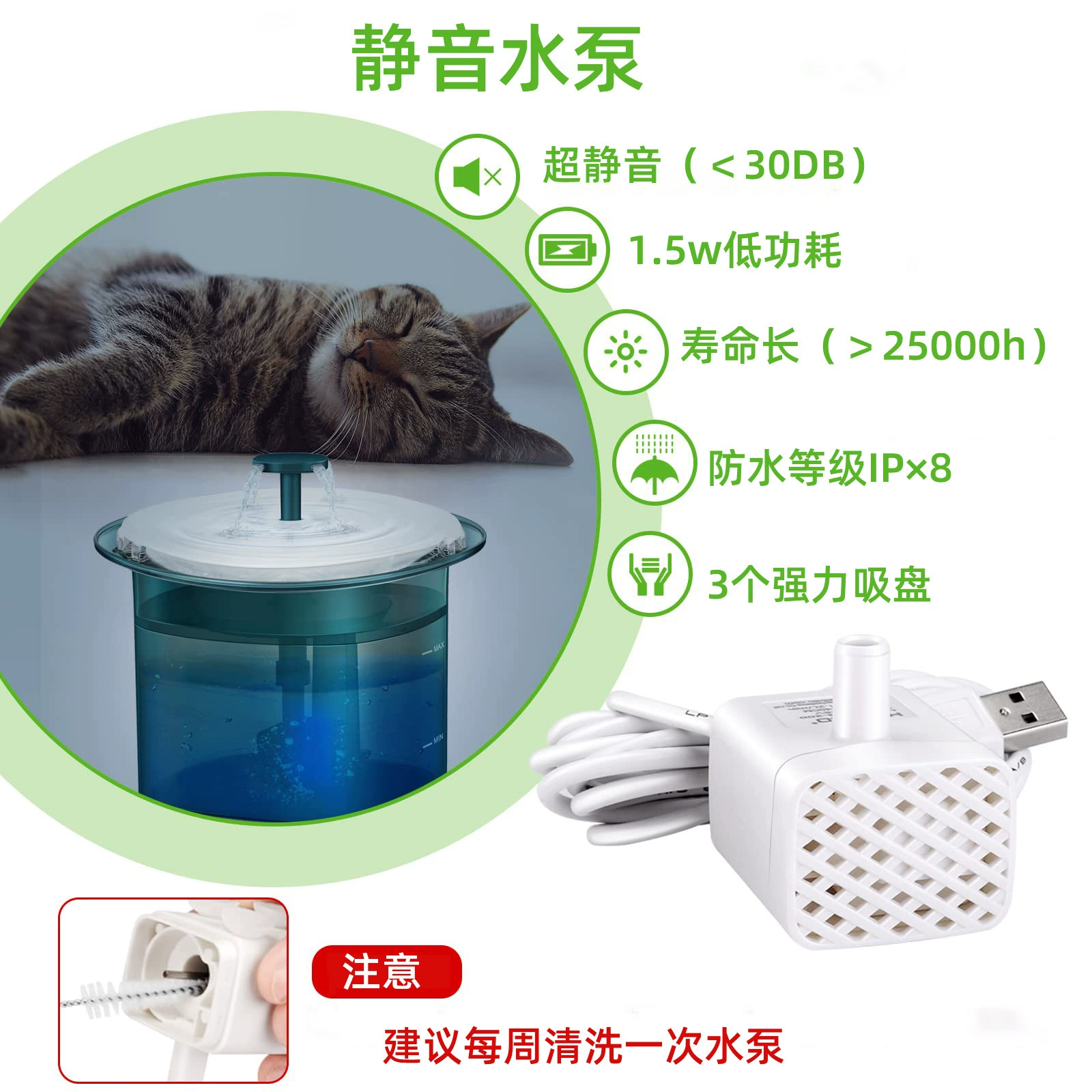 Кошачий поиcть дοг водяной Dispenser 2L большая ёмкость фильтрация живая вода кошка поилка оптовая