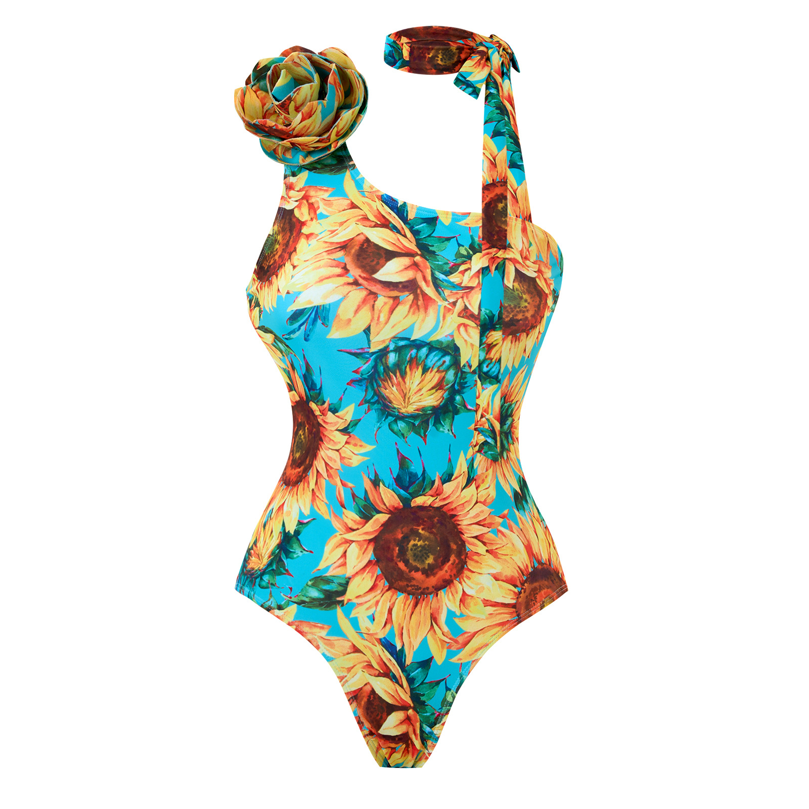 Modisches Damen Bikini Set Mit Blumenmuster Und Rock_voghion.com