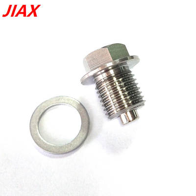 Auto parts stainless steel magnetic oil screw oil pan drain plug gearbox slag suction screw plug M12-M20