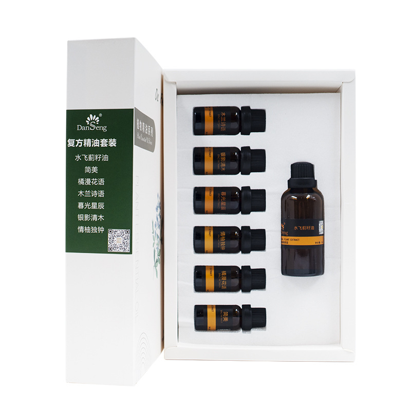 Compound Plant Essential Oil Set for Fatigue Relief, Scraping, Massage, Ginger, mugwort SPA Body Massage Essential Oil