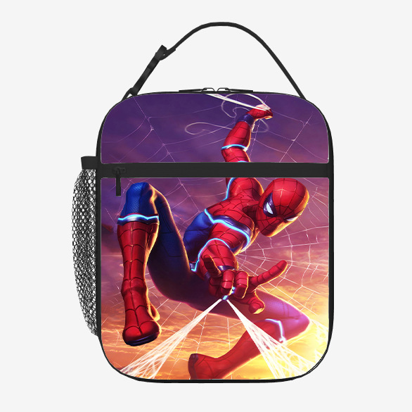 Minecraft Bolso de comida para estudiantes de primaria Minecraft Bolso de hombro portátil para niños Caja de aislamiento Bolsa de almuerzo portátil de campo