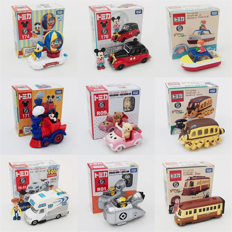 Metal игрушечная машинка Tomica, дорожный чехол для карт, кукла, алюминиевая модель автомобиля, Doraemon