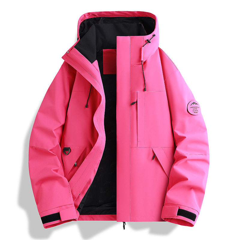 26188 Single-Layer Camel Couple's Outdoor Windbreaker Jacket for Men, Thin, Breathable, Windproof