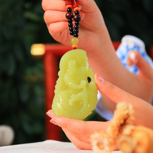 Jin Yu Tang Xinjiang Hetian Jade Collection Ruoqiang Huangkou Old Pit Material Moisturizing Noble Jade