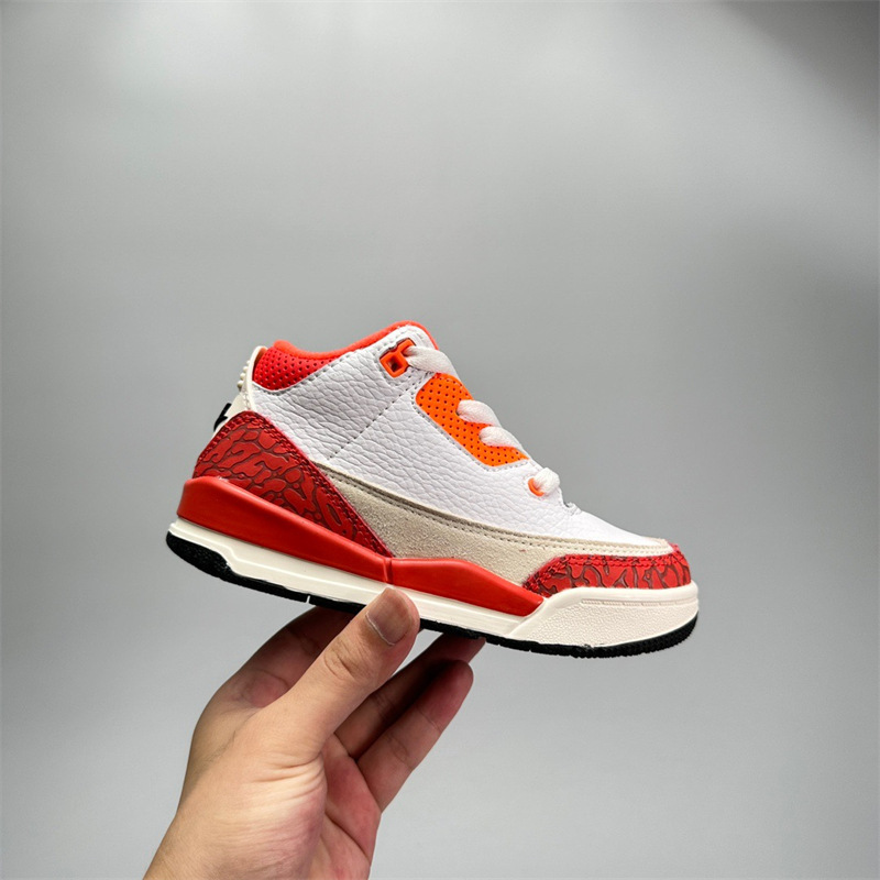 Putian Children's Shoes Wholesale Jordan 3 Kids' Basketball Casual Sports Shoes for Boys and Girls Aj3 Jordan 3 High-Top Kids' Shoes Cross-Border