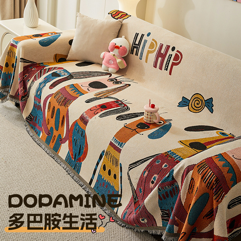 Sofá Cover 2024 nuevo toallas de cubierta de todo incluido anti-cat arañazo cojín universal de cuatro estaciones una cubierta de sofá de todo tipo