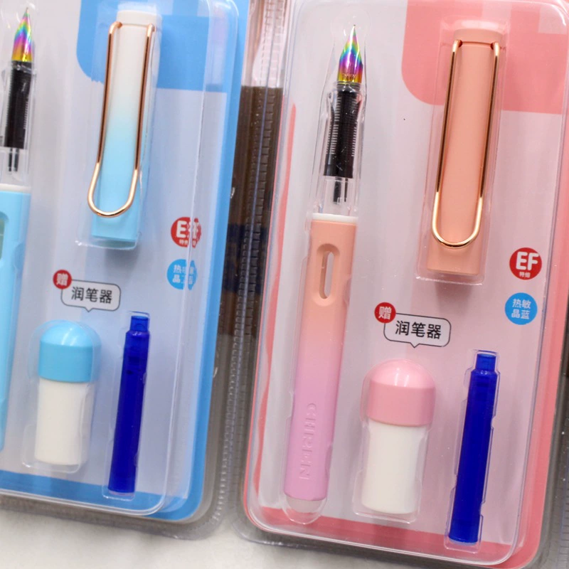 Erasable pen, set for elementary school students, calligraphy, wholesale, gradient