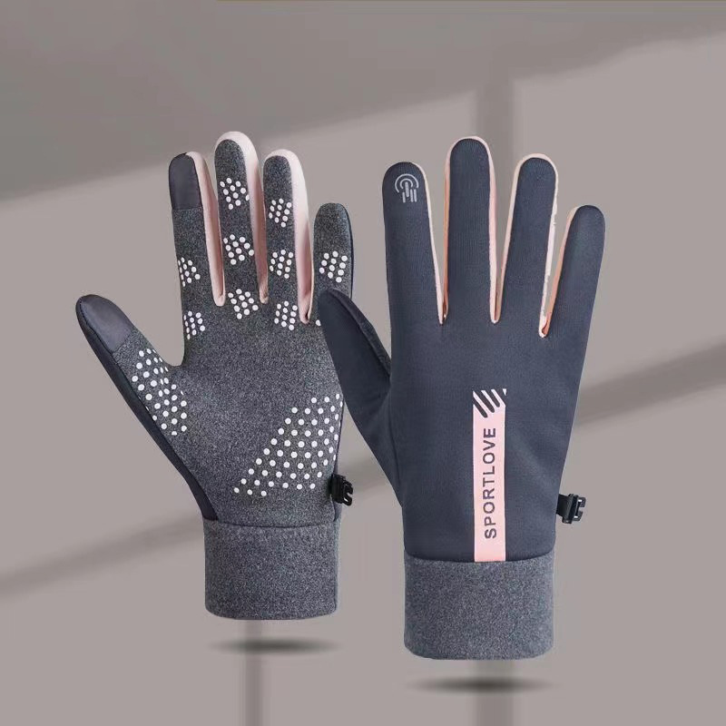 Nuevos guantes de invierno para ciclismo y esquí, guantes deportivos gruesos, cortavientos y cálidos, guantes de ciclismo antideslizantes con pantalla táctil para hombres y mujeres, venta al por mayor