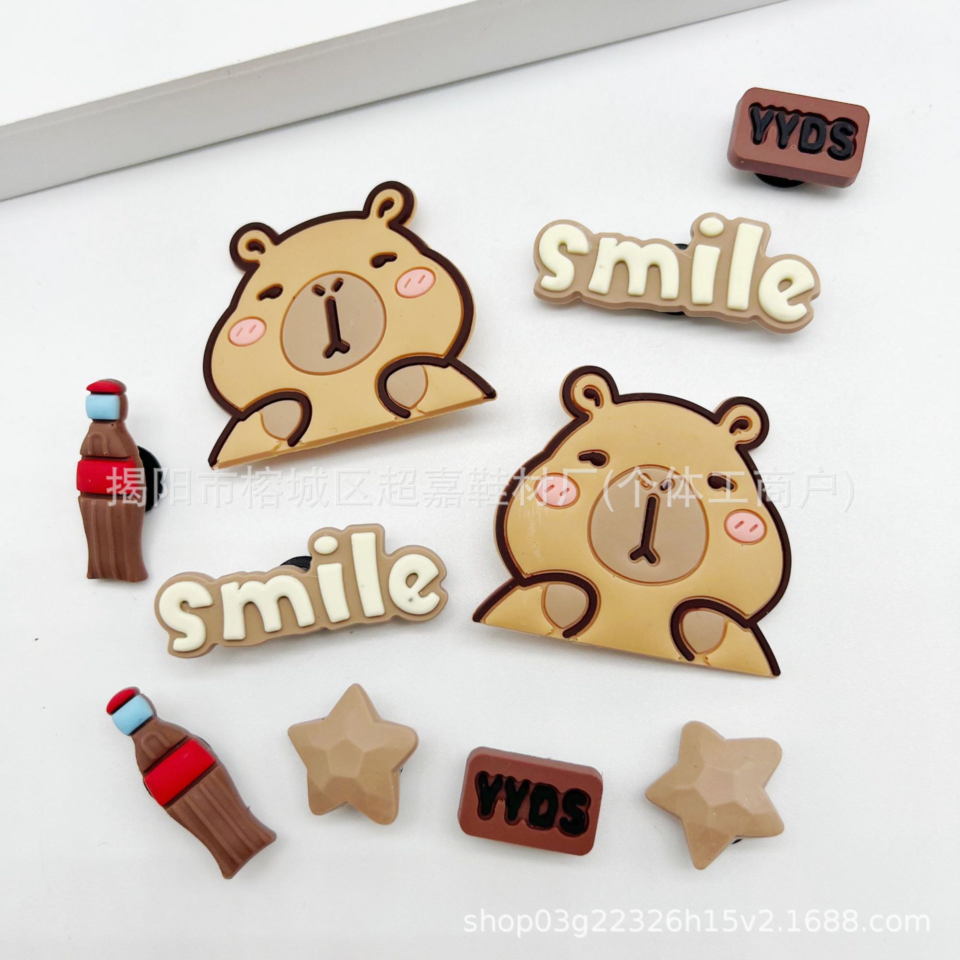 Accesorios de zapatos Croc para mujer, lindas hebillas de zapatos, accesorios de flores para zapatos diy, hebillas decorativas de dibujos animados extraíbles, lindos ins