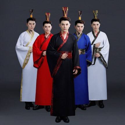 Ancient Costume Men's Han Dynasty Tang Suit Qin Dynasty Spring and Autumn Warring States Period Three Kingdoms Official Uniform Han Dynasty Official Ancient Performance Costume Ancient Costume Men's Han Dynasty Tang Suit Qin Dynasty Spring and Autumn Warring States Period Three Kingdoms Official Uniform Han Dynasty Official Ancient Performance Costume