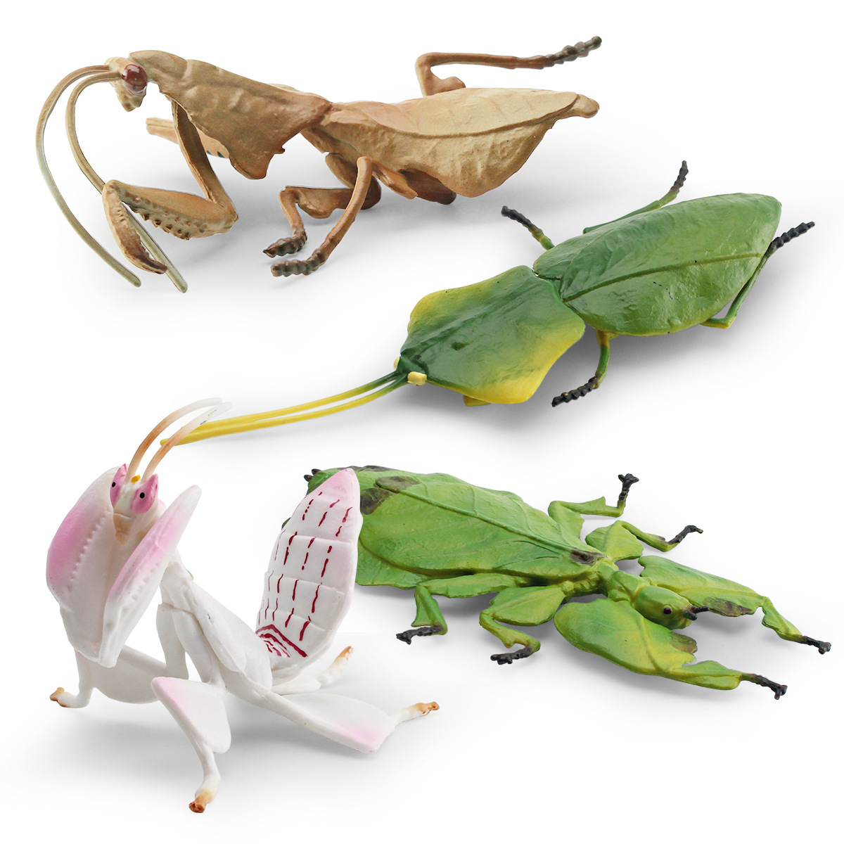 Transfronterizo simulación insecto modelo animal HOJA DE Sishi hoja muerta Mantis hoja gigante orquídea Mantis decoración de escritorio