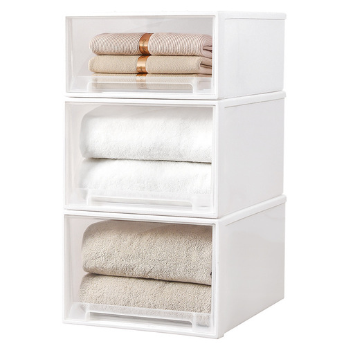 Younai storage box drawer-type storage box household plastic wardrobe artifact clothes clothing storage box finishing box