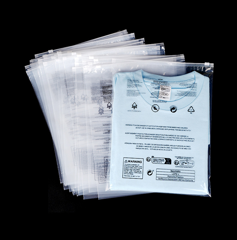 Warning 12-wire double-sided transparent; 15x20cm; PE