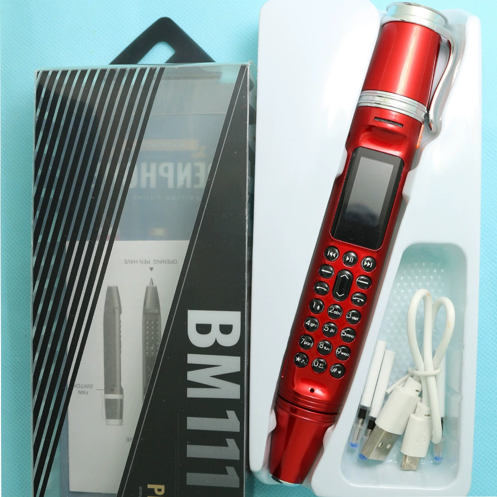 Bm111 персонализированный креативный записывающий мобильный телефон, Dual SIM Dual Standby с маленьким вентилятором, мини-микротелефон для резервного использования