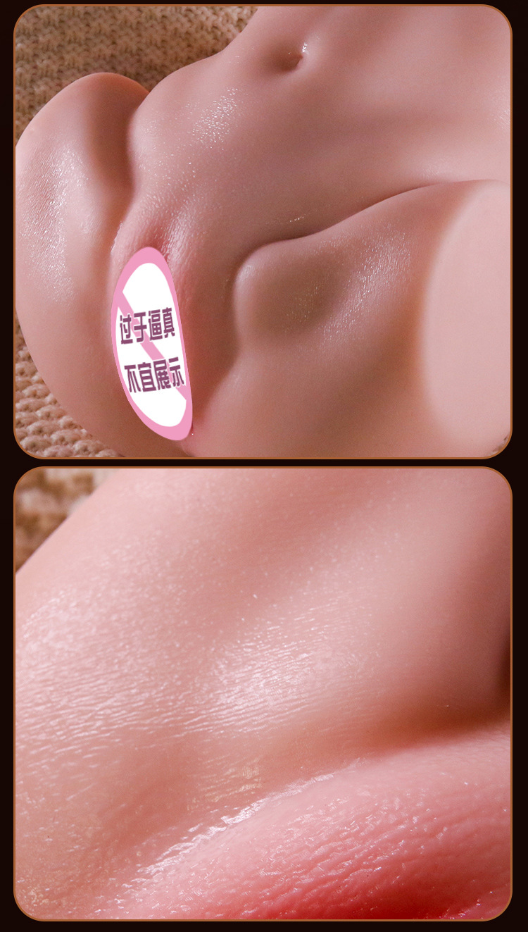 Male Masturbator with Big Butt Design, TPE Inverted Mold, Vibration Control, Flesh Tone — detail image 26